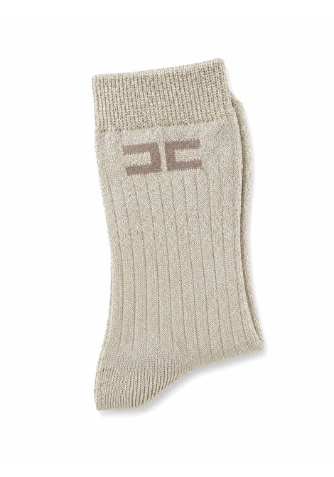 Calzino glitter con logo ELISABETTA FRANCHI KIDS | EFCZ005 C TV1562096